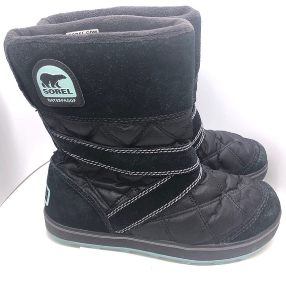 sorel nl2080-010 waterproof glacy quilted 8.5 - Picture 6 of 6